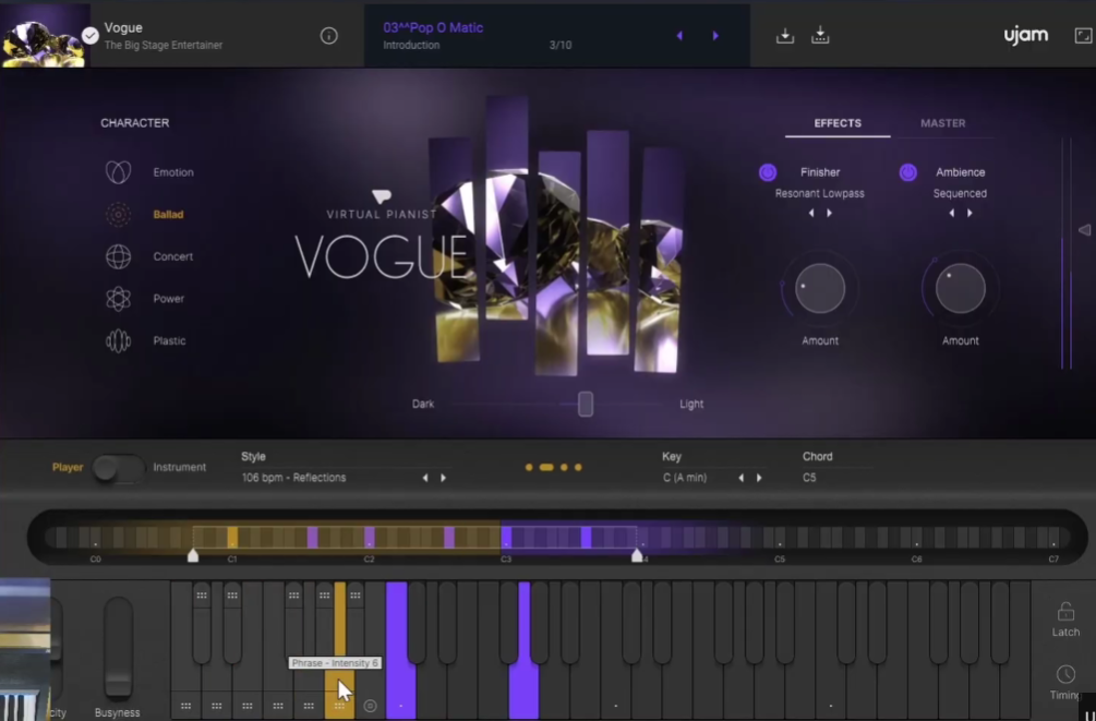 Ujam VIRTUAL PIANIST VOGUE